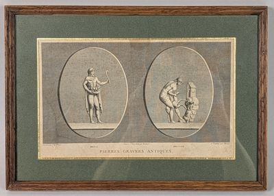 two framed images of a man and a woman holding tennis racquets