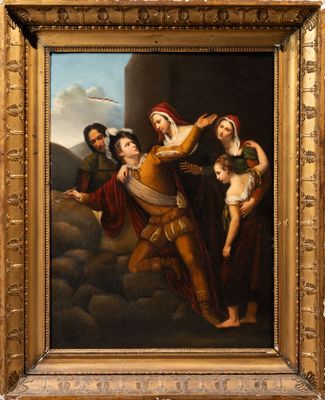 Ecole TROUBADOUR du XIXe siècle.
