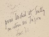 a handwriting written on a piece of paper with writing on it