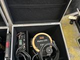 a case that has a bunch of equipment inside of it