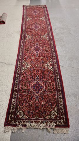 Galerie, tapis d’Orient fait main 395 x 78
