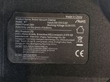 a close up view of a car ' s battery and the inside of the vehicle