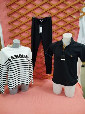 two mannequins that are on display in a store