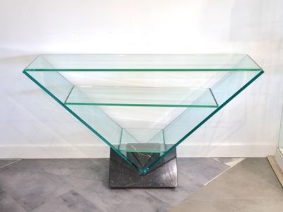 Maurice BARILONE (XXe - XXIe) pour ROCHE BOBOIS, Console "Vi…