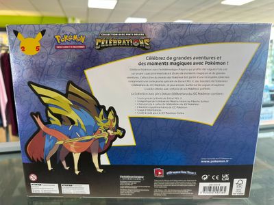 a close up of a box of pokemon figurines on a table
