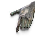 Importante table basse figurant une jeune fille en bronze pa… (photo 3)