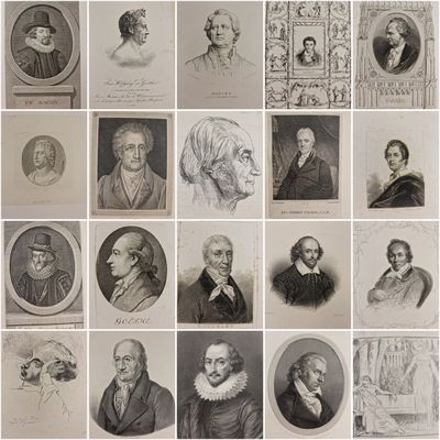 several portraits of men and women of different ages and ages