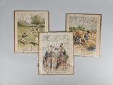 quatre pièces d'un puzzle sur lesquelles figurent des images de personnes et d'animaux