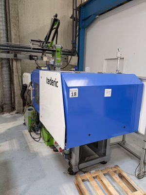 Presse horizontale d'injection plastique TEDERIC type  DE.55 - Photo 1