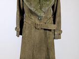an image of a coat with a fur collar on a mannequin