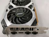 a close up of a video card on a white surface