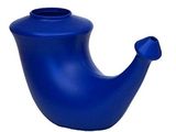 un vase bleu en forme de baleine