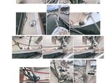 des photos d'un bateau, avec de nombreuses images différentes de celui-ci