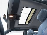 a view of the sunroof from inside of a vehicle
