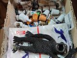 a box full of assorted items that are in a box