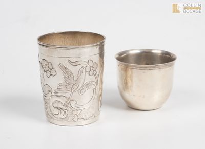 Lot en argent composé d’un curon, travail parisien du XVIIIe… - Photo 1