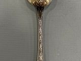 a spoon that is sitting on a table