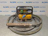 a close up of a hose with a hose attached to it