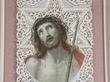an image of a picture of jesus with a crown of thorns on his head