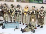 a lot of action figures that are on display
