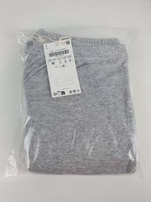 ZARA HOME - Pantalon homewear gris chiné - Taille M - Cordon…