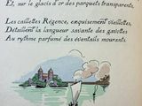 a picture of a book with a picture of a sailboat in the water