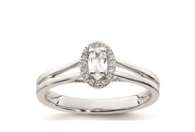 BAGUE EN OR 18K D'UN POIDS NET DE 3,18 GRAMMES, SERTIE DE DI… - Photo 1