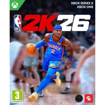 the cover of the xbox game nba 2k26