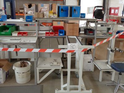 an image of a lab with a lot of work on it