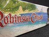 a close up of a box of robinson cruise