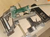 a picture of a stapler and a stapler on a table