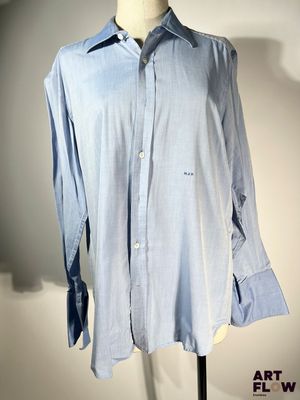 RONALD HOLLAND - Chemise bleue à manches longues - Probablem…