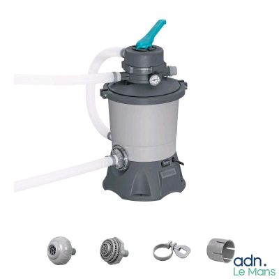 a picture of a water filterer with a hose attached to it