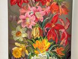 a picture of a picture of a bunch of flowers