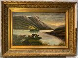 une photo d'un tableau accroché au mur