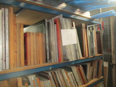 Lot de cadres de sérigraphie tous formats alu et bois