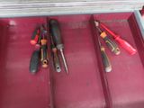 a lot of tools that are sitting in a tool box