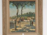 a picture of a painting hanging on a wall
