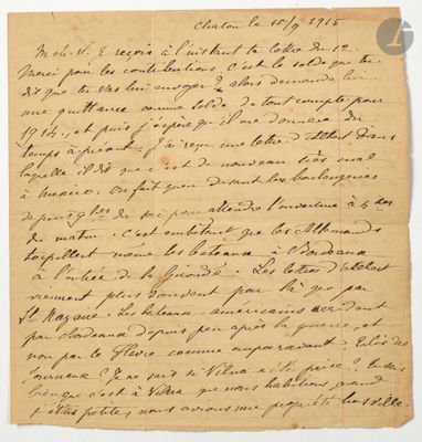 [Guillaume APOLLINAIRE (1880-1918)]. Angelica dite Olga de K…
