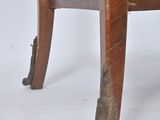 a small wooden table with a wooden top and legs