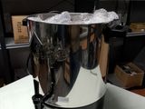an ice bucket sitting on top of a table