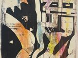 une image représentant un tableau où l'on voit des oiseaux survoler un bâtiment
