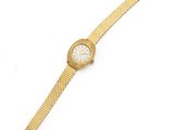 an 18k yellow gold ladies ' s wrist watch