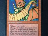 la carte représente un dragon sur le dos et un dragon sur le dos