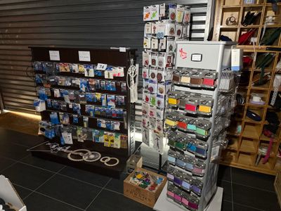 many items on display in the store for sale