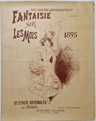 Auguste Roedel (1859-1900) - Fantaisies sur les mois.