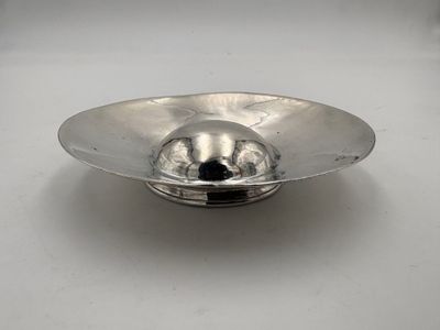 Tastevin bordelais en argent uni, modèle à ombilic central, …