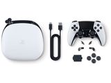 an image of a white game controller with a black case