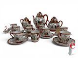 a picture of a set of tea and coffee cups and saucers