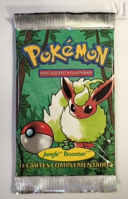 a close up of a bag of pokemon trading cards on a table